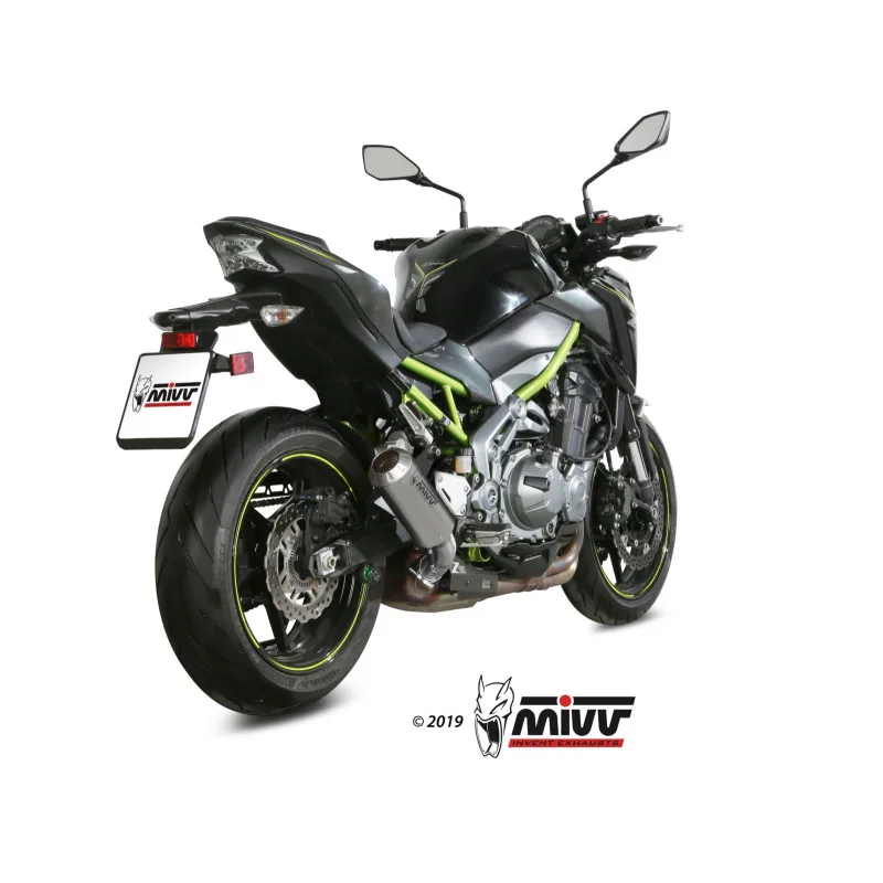 Mivv Slip-On Mk3 St. Steel Kawasaki Z900 A2 (35 KW / 70 KW) 2017-26 - Imagen 3