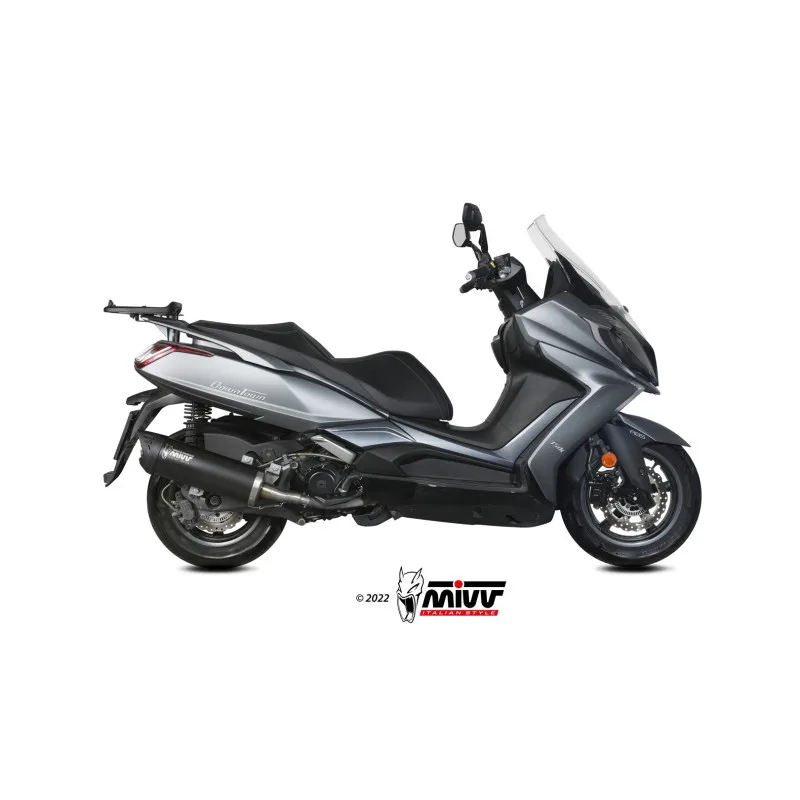 Mivv Slip-On Mover black Kymco Downtown 350 2016-20 - Imagen 2