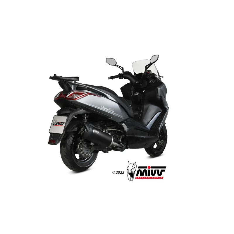 Mivv Slip-On Mover black Kymco Downtown 350 2016-20 - Imagen 3