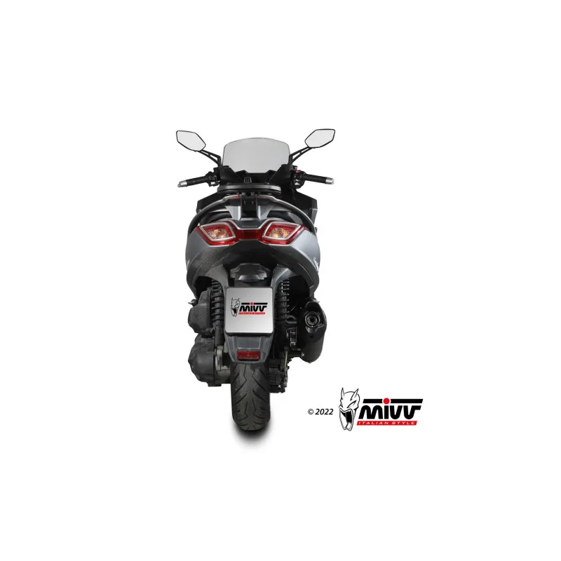 Mivv Slip-On Mover black Kymco Downtown 350 2016-20 - Imagen 4