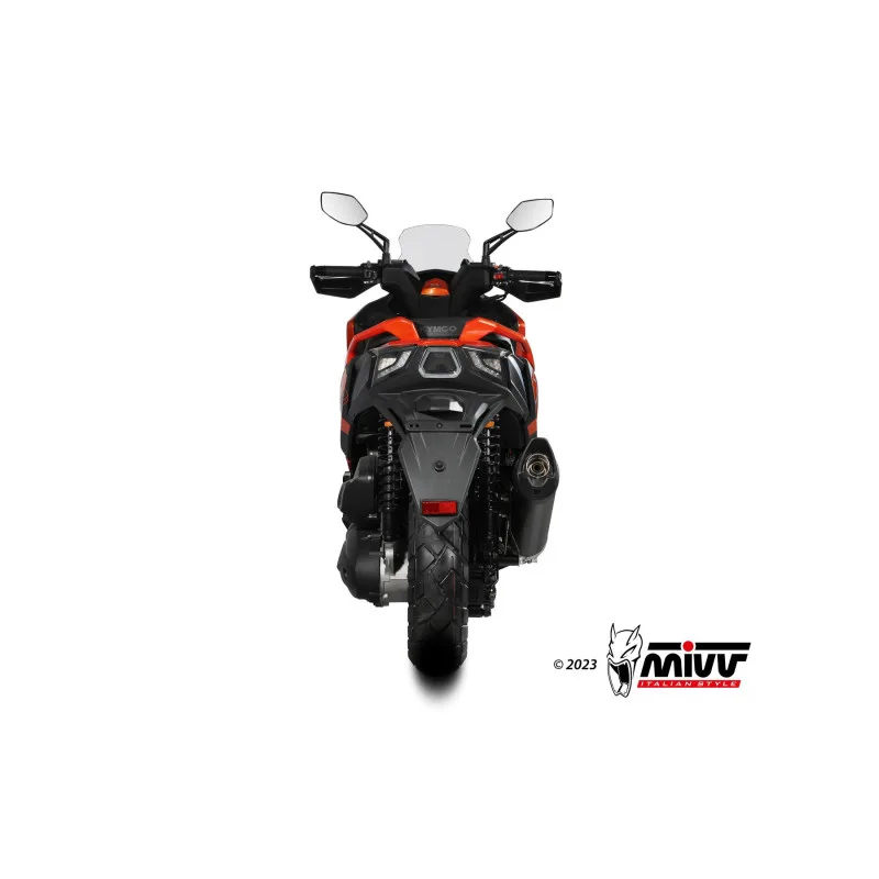 Mivv Slip-On Mover Black Kymco DTX 360 350 2023-24 - Imagen 4