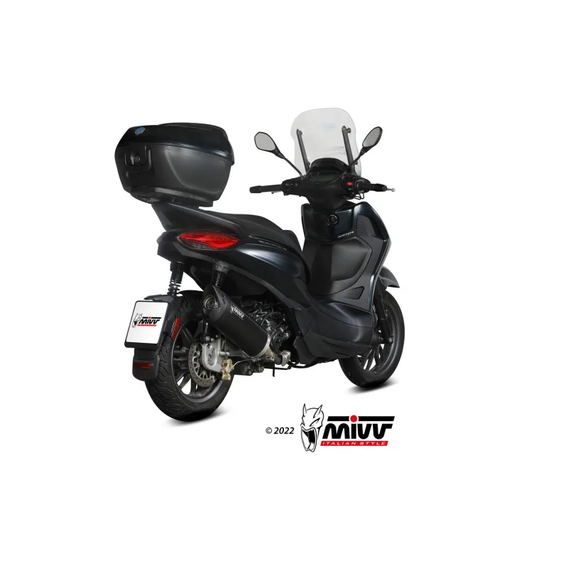 Mivv Slip-On Mover black Piaggio Beverly 300 2021-25 - Imagen 3