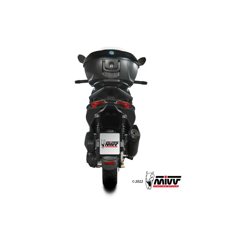 Mivv Slip-On Mover black Piaggio Beverly 300 2021-25 - Imagen 4
