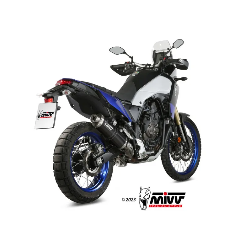 Mivv Slip-On Oval Black Titanium Yamaha Ténéré 700 2019-26 - Imagen 3