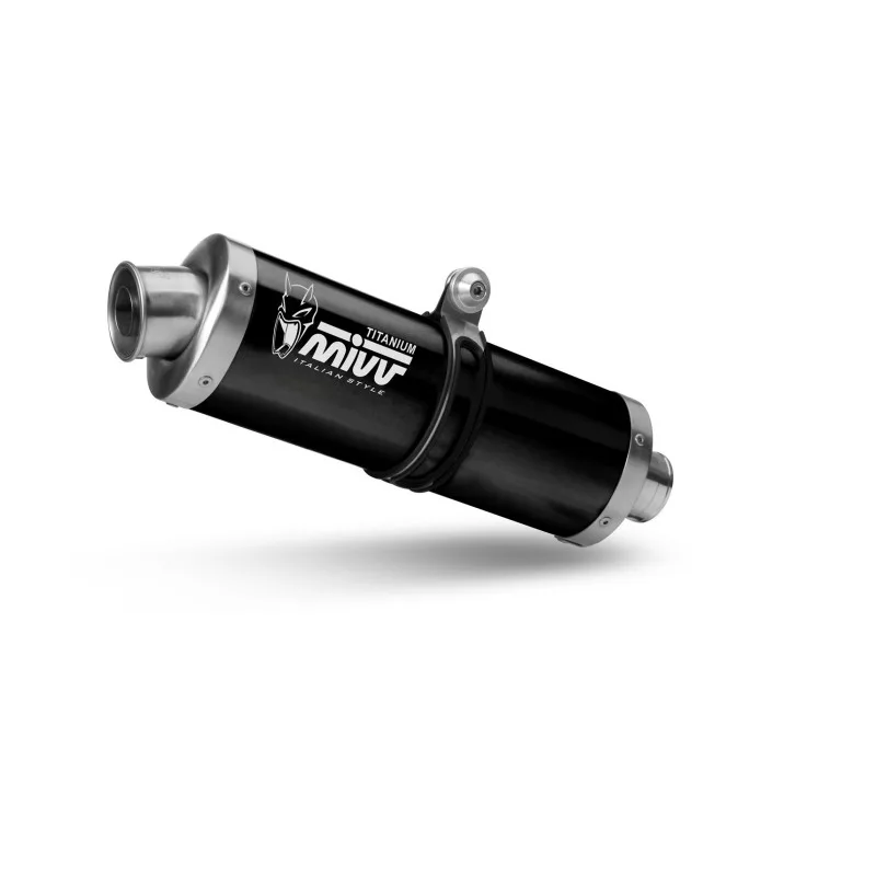 Mivv Slip-On Oval Black Titanium Yamaha Ténéré 700 2019-26