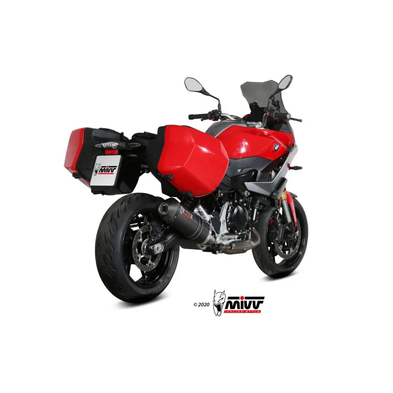 Mivv Slip-On Oval carbono con tapa carbono BMW F 900 XR 2020-26 - Imagen 3