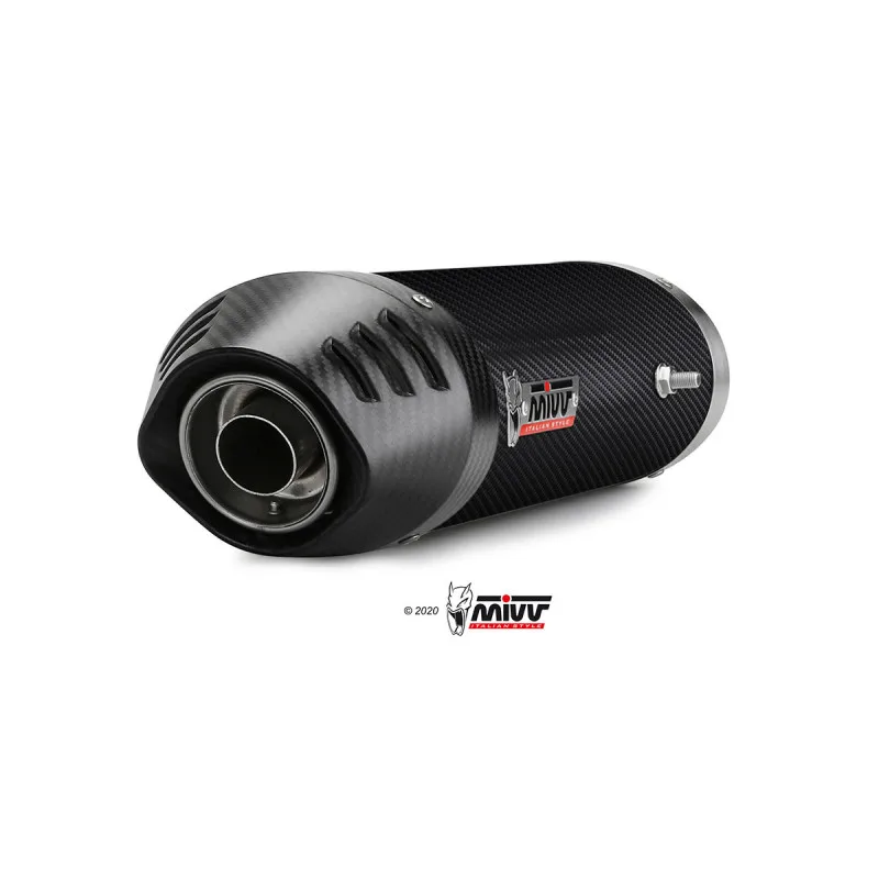Mivv Slip-On Oval carbono con tapa carbono Honda CBR 600 RR 2003-04