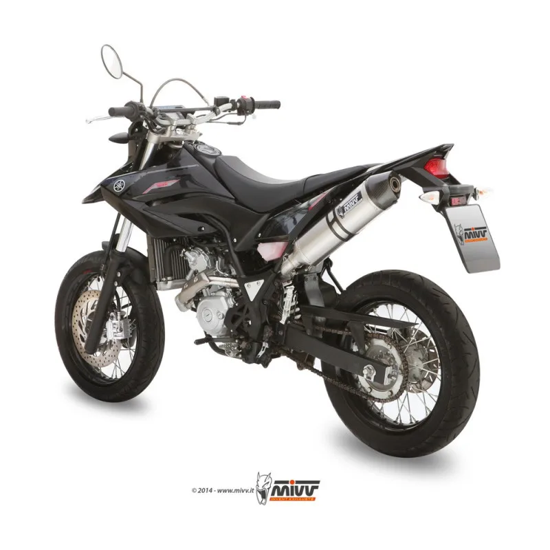 Mivv Slip-On Oval St. Steel Yamaha WR 125 R/X 2009-16 - Imagen 2