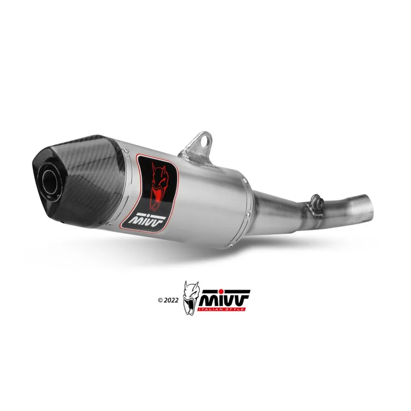 Mivv Slip-On Oval Titanium Honda CRF 250 2022-24