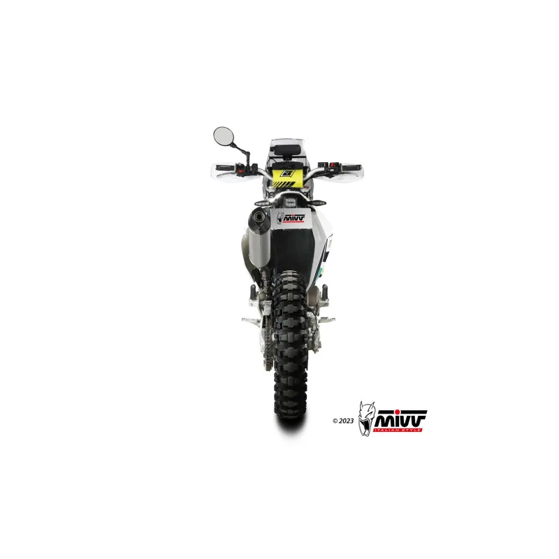 Mivv Slip-On Oval Titanium Husqvarna 701 Enduro / SuperMoto 2021-24 - Imagen 4