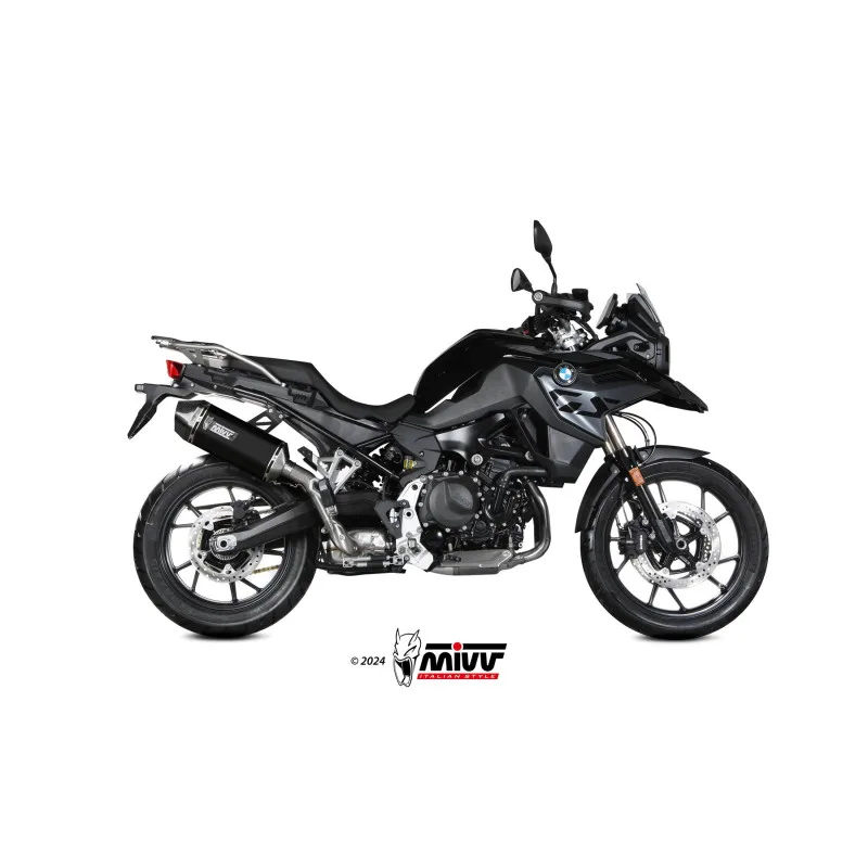 Mivv Slip-On Speed Edge Black BMW F 800 GS 2024-26 - Imagen 2