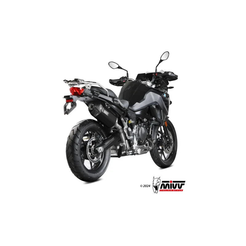 Mivv Slip-On Speed Edge Black BMW F 800 GS 2024-26 - Imagen 3