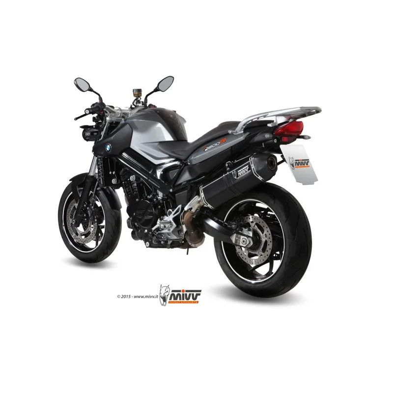 Mivv Slip-On Speed edge black BMW F 800 R / GT 2009-20 - Imagen 3