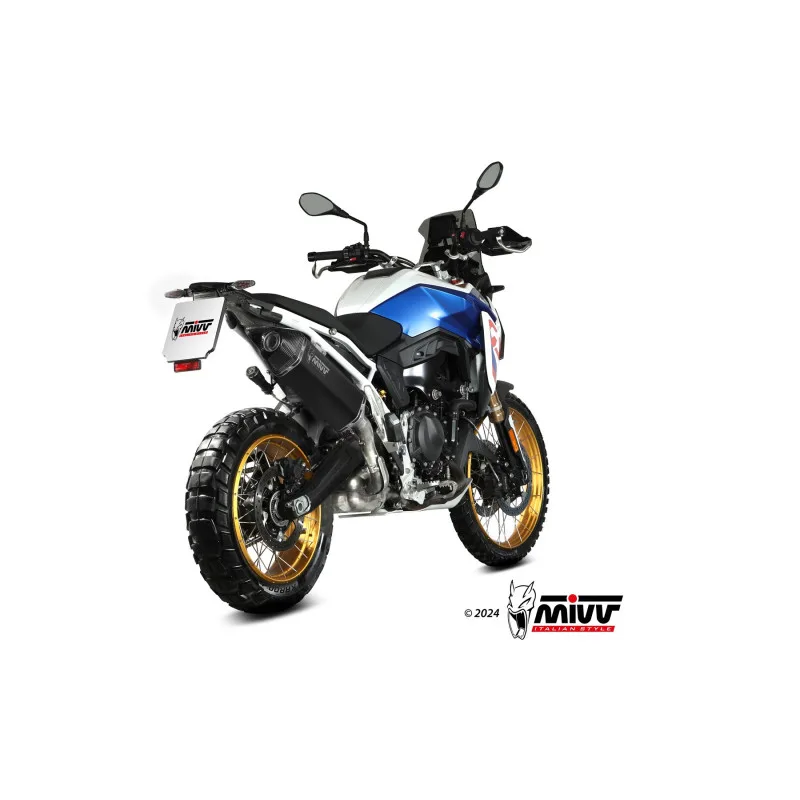 Mivv Slip-On Speed Edge Black BMW F 900 GS 2024-26 - Imagen 3
