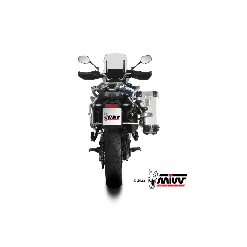 Mivv Slip-On Speed edge Black CF Moto 800MT 2022-26 - Imagen 6