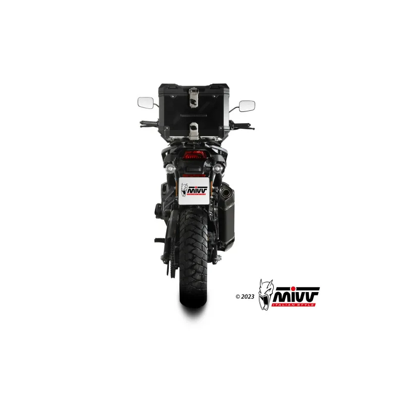 Mivv Slip-On Speed edge Black Harley Davidson Pan Amercia 2020-26 - Imagen 4