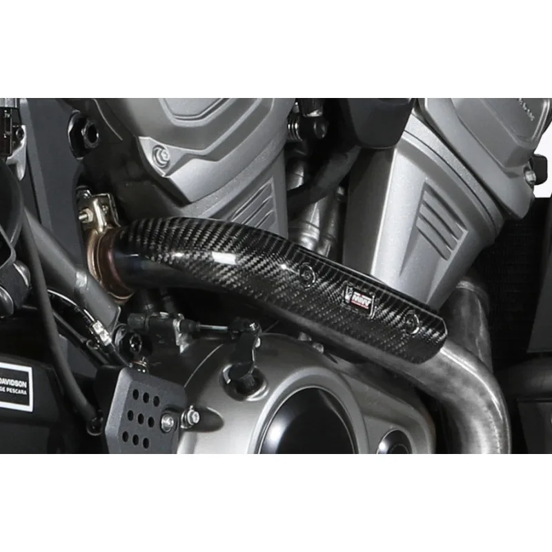 Mivv Slip-On Speed edge Black Harley Davidson Pan Amercia 2020-26 - Imagen 5