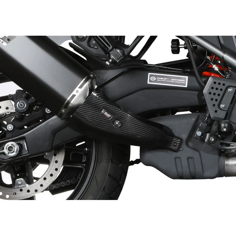 Mivv Slip-On Speed edge Black Harley Davidson Pan Amercia 2020-26 - Imagen 6