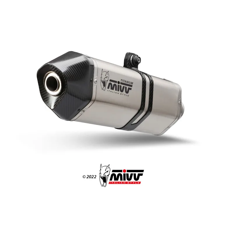 Mivv Slip-On Speed edge Titanium BMW R 1250 GS / Adventure 2019-23