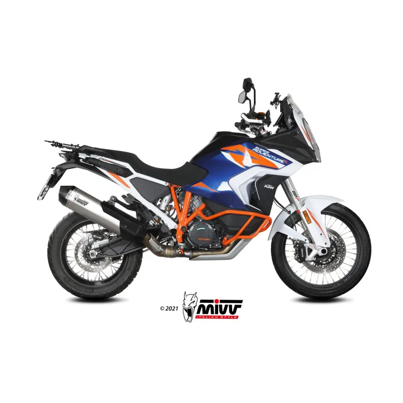 Mivv Slip-On Speed edge Titanium KTM 1290 Super Adventure / R / S / T 2021-24 - Imagen 2