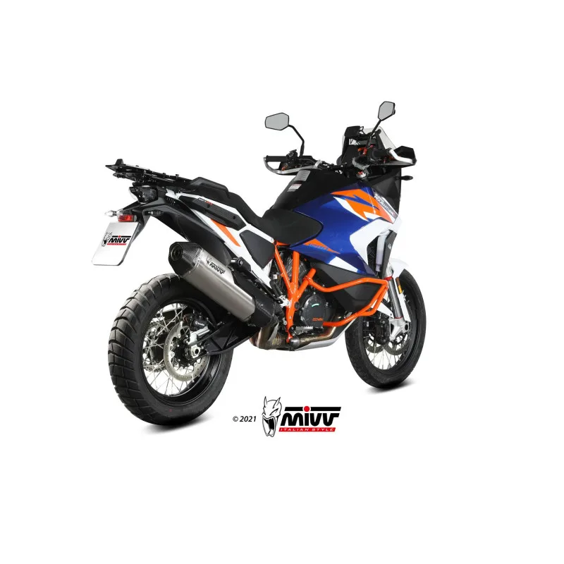 Mivv Slip-On Speed edge Titanium KTM 1290 Super Adventure / R / S / T 2021-24 - Imagen 3