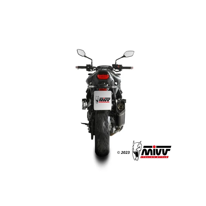 Mivv Slip-On SR-1 Black Honda CB750 Hornet 2023-26 - Imagen 4
