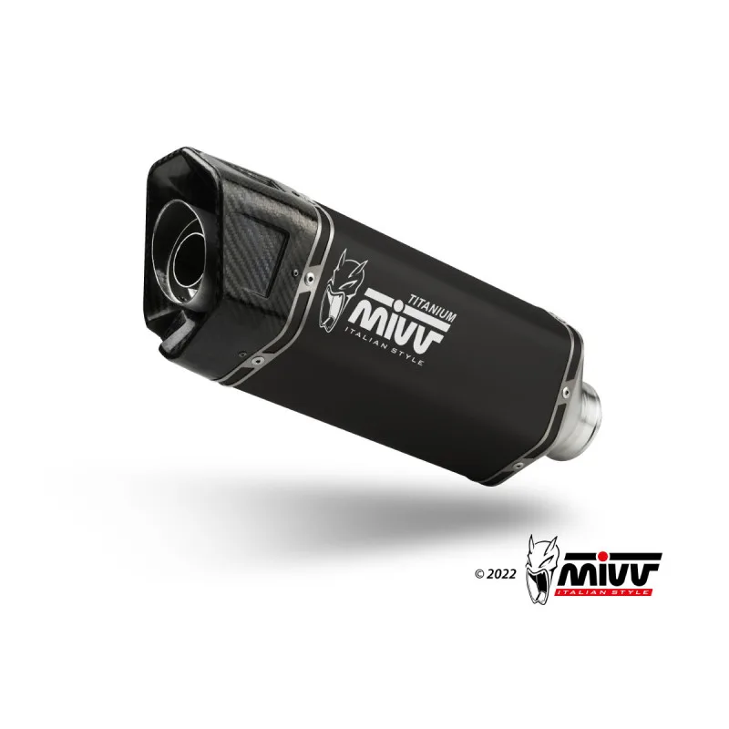 Mivv Slip-On SR-1 Black Titanio Honda CB 1000 HORNET 2025