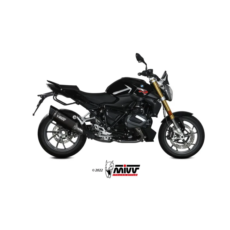 Mivv Slip-On SR-1 Black Titanium BMW R 1250 R / RS 2021-25 - Imagen 2