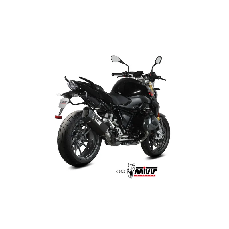 Mivv Slip-On SR-1 Black Titanium BMW R 1250 R / RS 2021-25 - Imagen 3