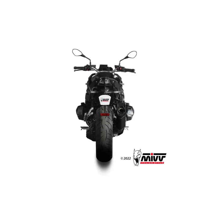 Mivv Slip-On SR-1 Black Titanium BMW R 1250 R / RS 2021-25 - Imagen 4