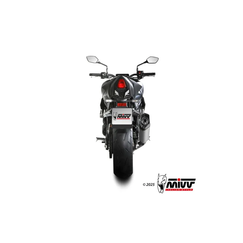 Mivv Slip-On SR-1 Titanio Honda CB 1000 HORNET 2025 - Imagen 4