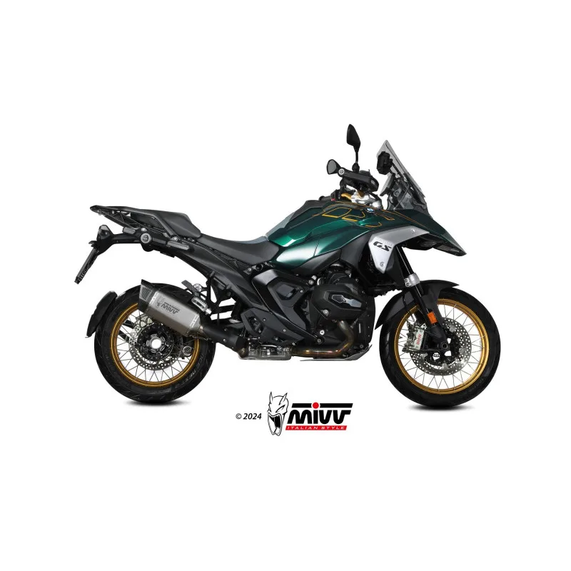 Mivv Slip-On SR-1 Titanium BMW R 1300 GS 2024-26 - Imagen 2