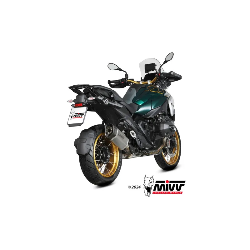Mivv Slip-On SR-1 Titanium BMW R 1300 GS 2024-26 - Imagen 3