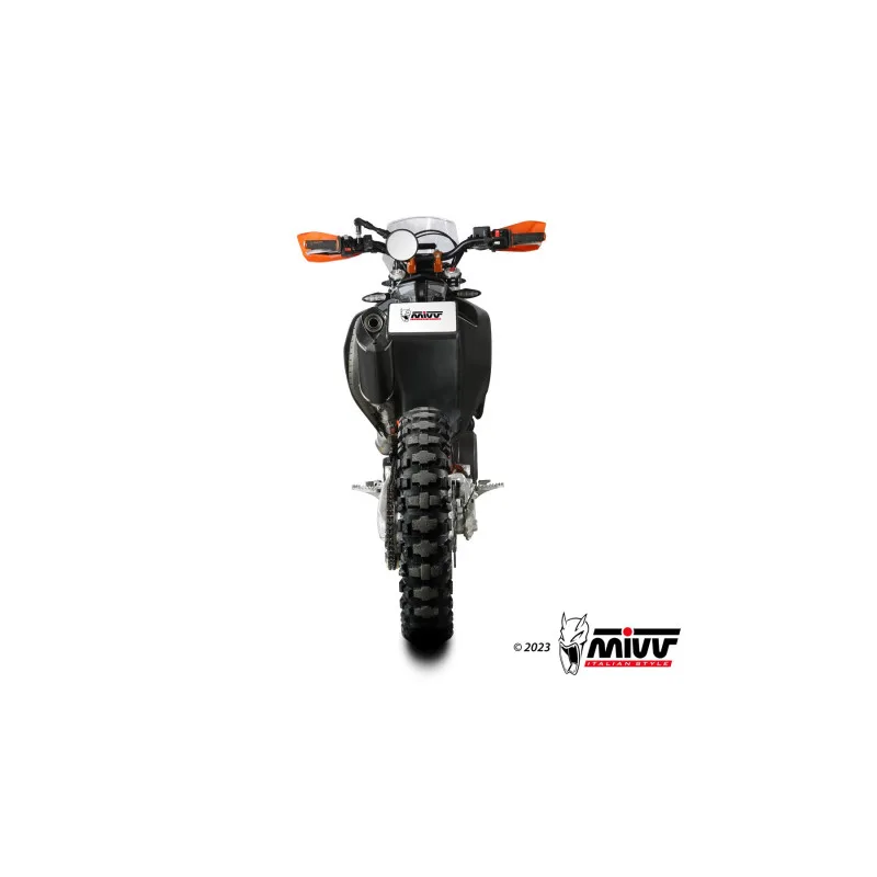 Mivv Slip-On STR1 black KTM 690 Enduro R / 690 SMC R 2019-23 - Imagen 4