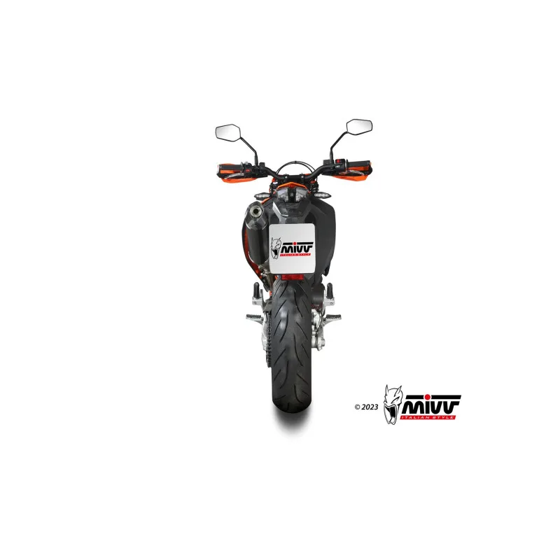 Mivv Slip-On STR1 Black KTM 690 ENDURO R / 690 SMC R 2021-24 - Imagen 4