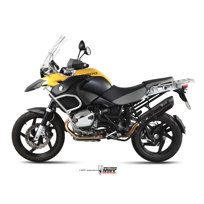 Mivv Slip-On Suono black con tapa carbono BMW R 1200 GS / Adventure 2010-12 - Imagen 2