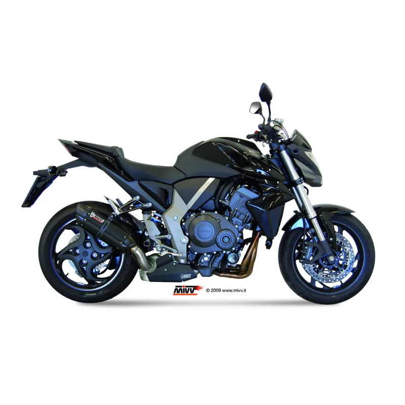 Mivv Slip-On Suono black con tapa carbono Honda CB 1000 R 2008-17 - Imagen 2