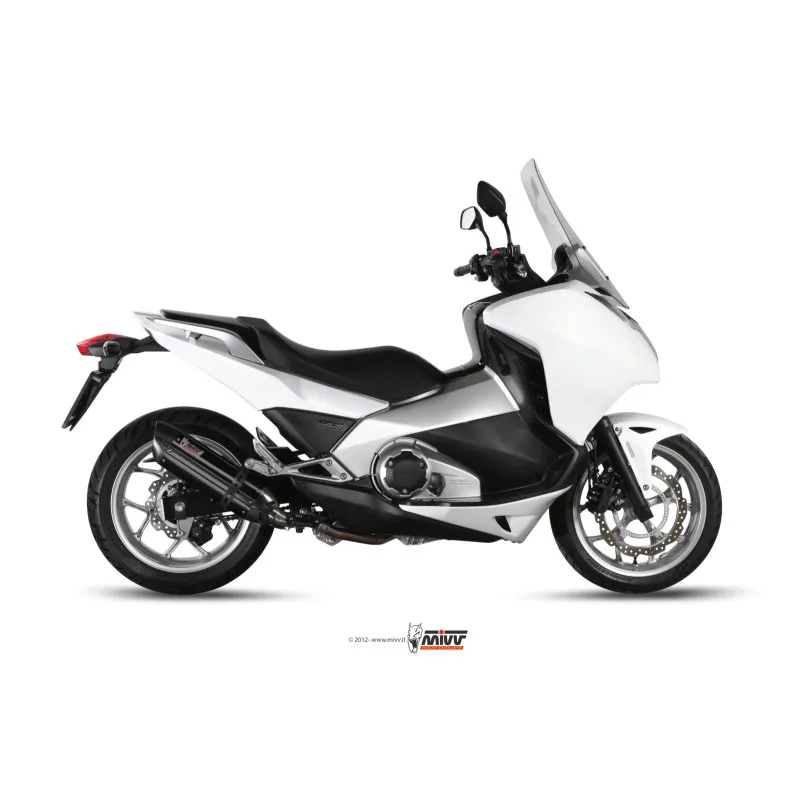 Mivv Slip-On Suono black con tapa carbono Honda Integra 700/750 / NC 700/750 S / X - Imagen 2