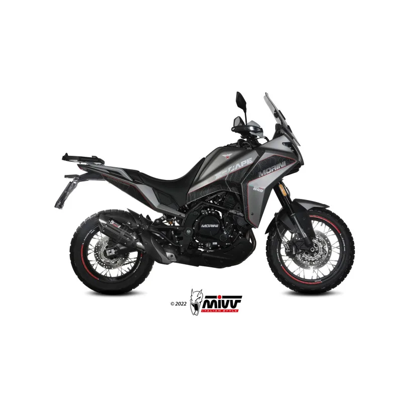 Mivv Slip-On Suono Black Moto Morini X-Cape 2021-24 - Imagen 2
