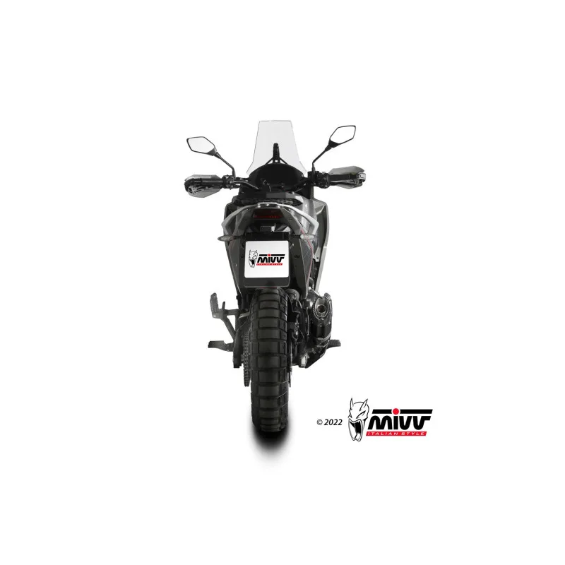 Mivv Slip-On Suono Black Moto Morini X-Cape 2021-24 - Imagen 4