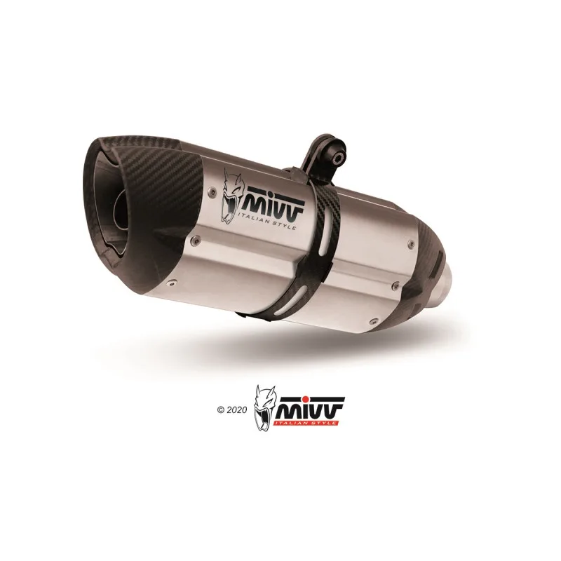 Mivv Slip-On Suono St. Steel con tapa carbono BMW R 1150 R 2000-06