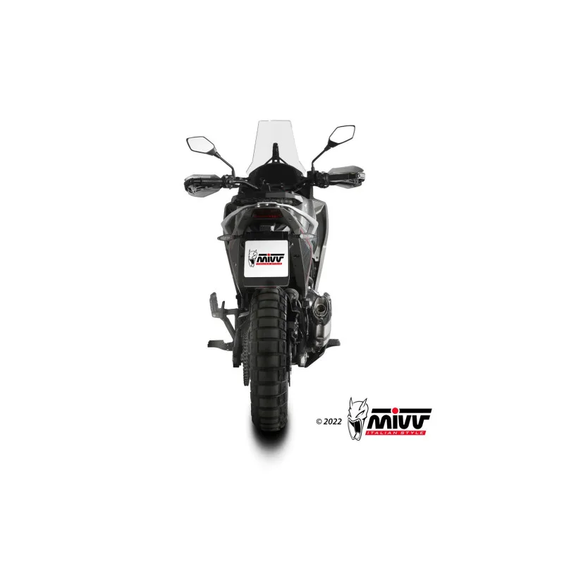 Mivv Slip-On Suono St. Steel Moto Morini X-Cape 2021-24 - Imagen 4