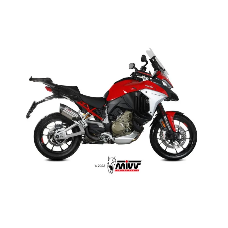 Mivv Slip-On Suono Titanio Ducati Multistrada V4 1100 / S 2021-24 - Imagen 2