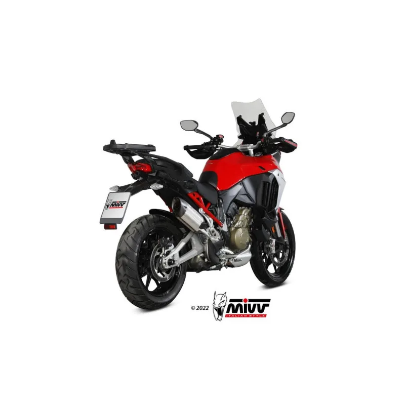 Mivv Slip-On Suono Titanio Ducati Multistrada V4 1100 / S 2021-24 - Imagen 3