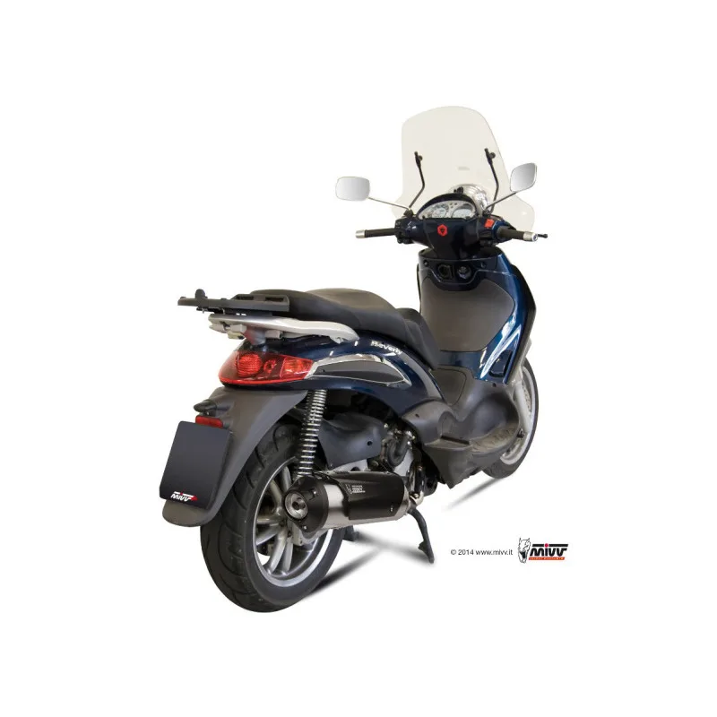 Mivv Slip-On Urban St. Steel Aprilia / Gilera / Piaggio - Imagen 2