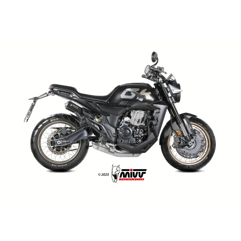 Mivv Slip-On X-M1 Black Zontes ZT 350 GK 2022-26 - Imagen 2