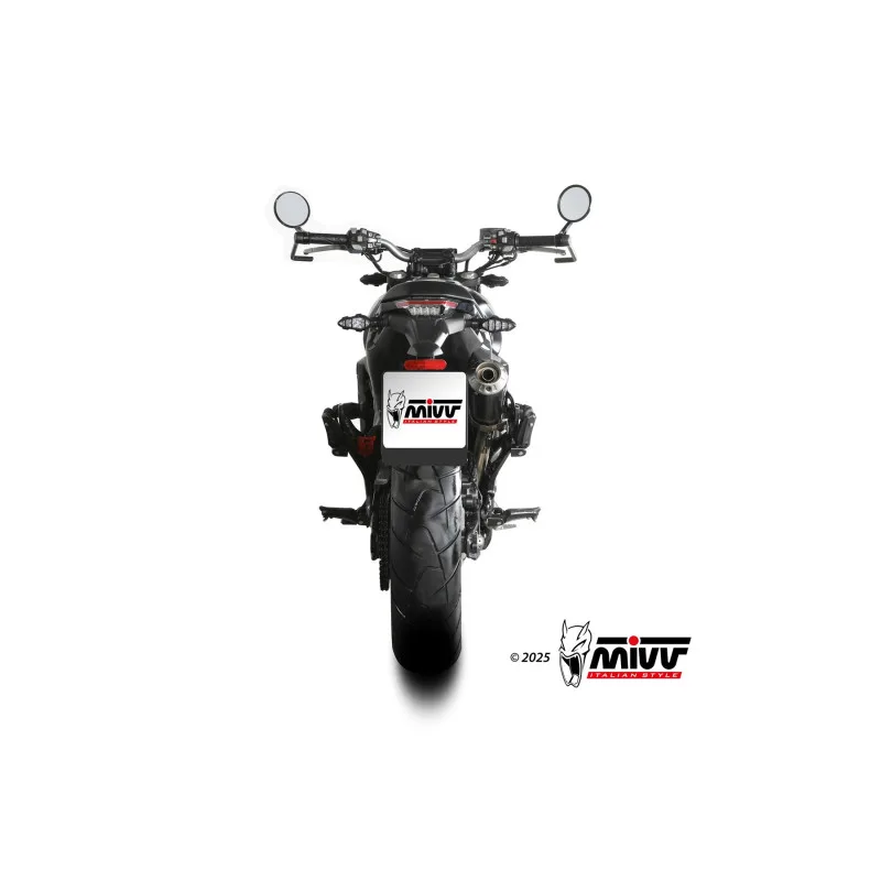 Mivv Slip-On X-M1 Black Zontes ZT 350 GK 2022-26 - Imagen 4