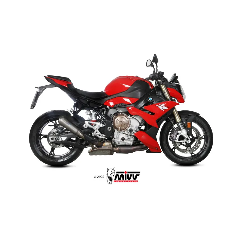 Mivv Slip-On X-M1 Titanium BMW S 1000 R 2021-26 - Imagen 2