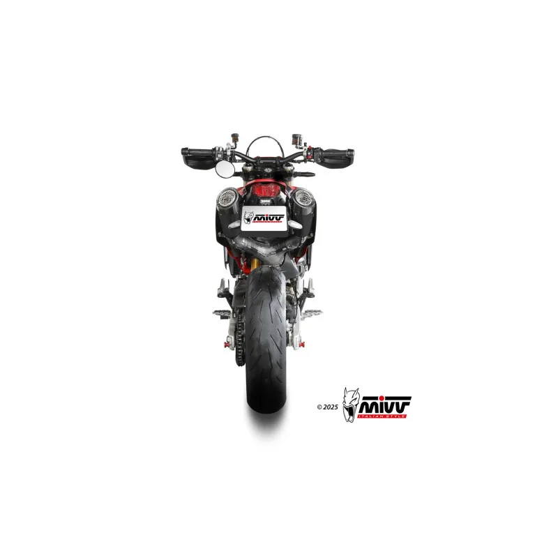 Mivv Slip-On X-M5 Black Ducati Hypermotard 698 MONO 2024-26 - Imagen 4