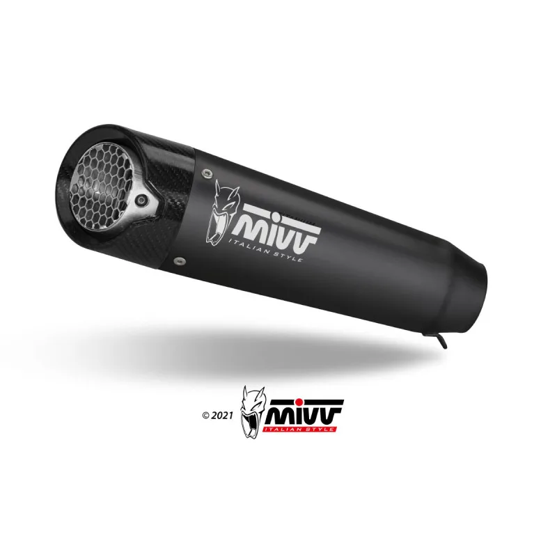 Mivv Slip-On X-M5 Black Ducati Hypermotard 698 MONO 2024-26